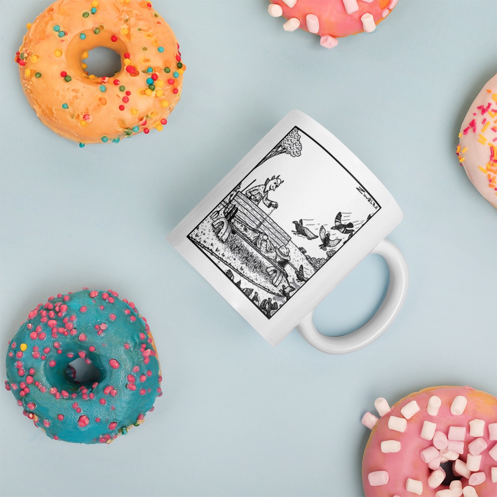 White Glossy Mug