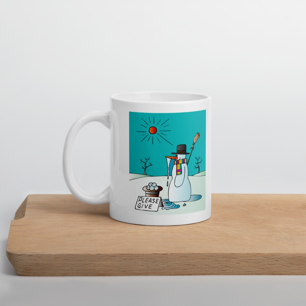 White Glossy Mug