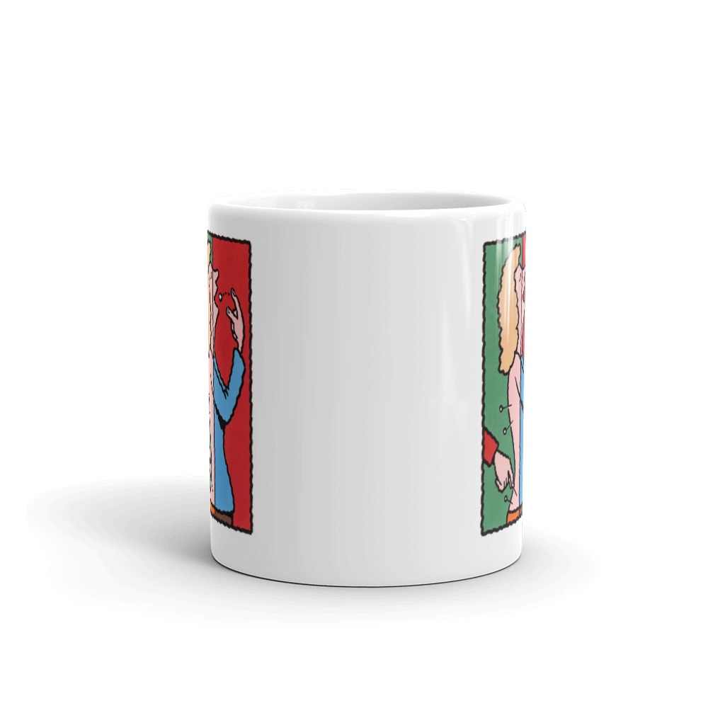 White Glossy Mug