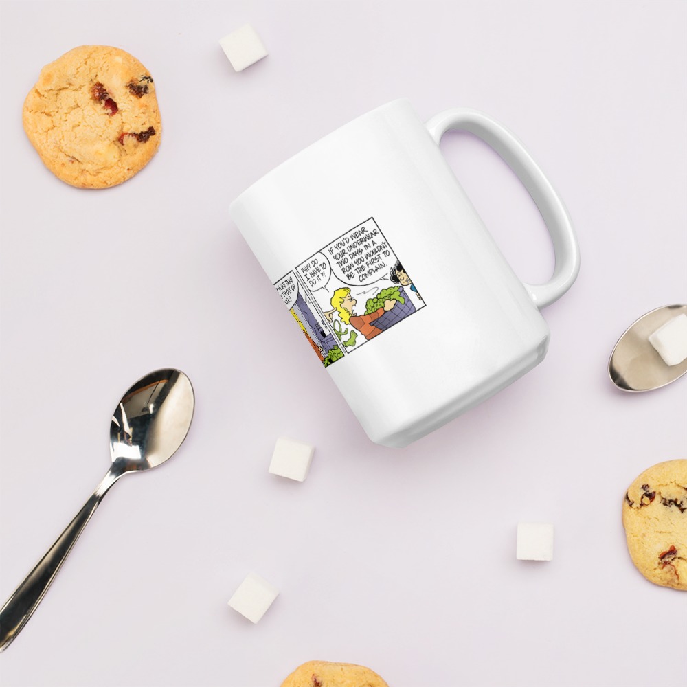White Glossy Mug