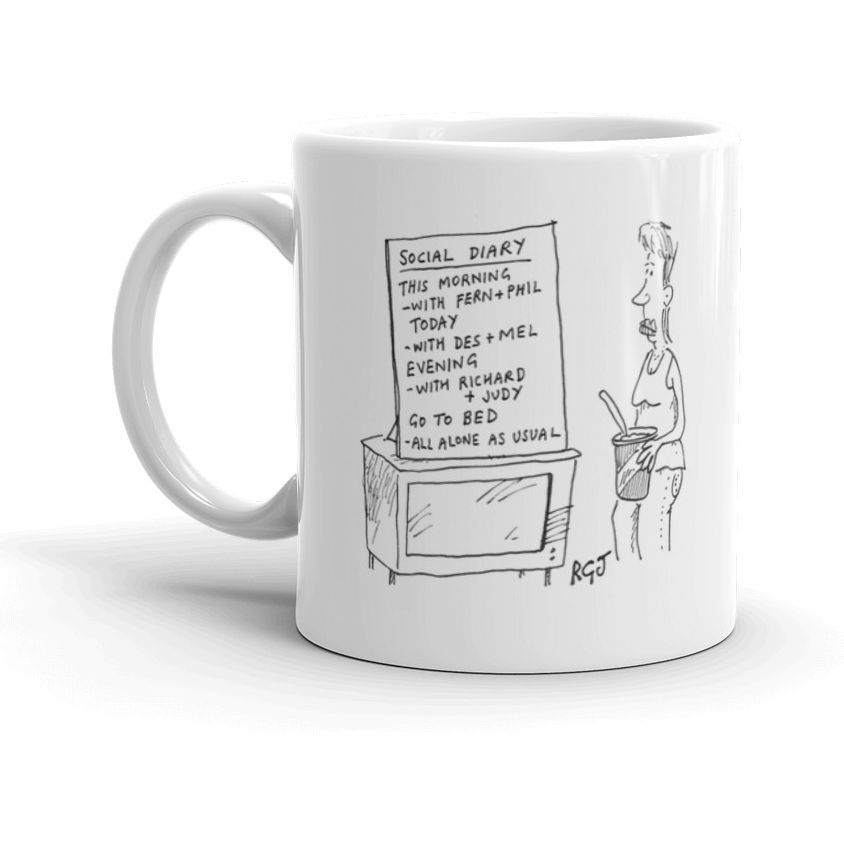 White Glossy Mug