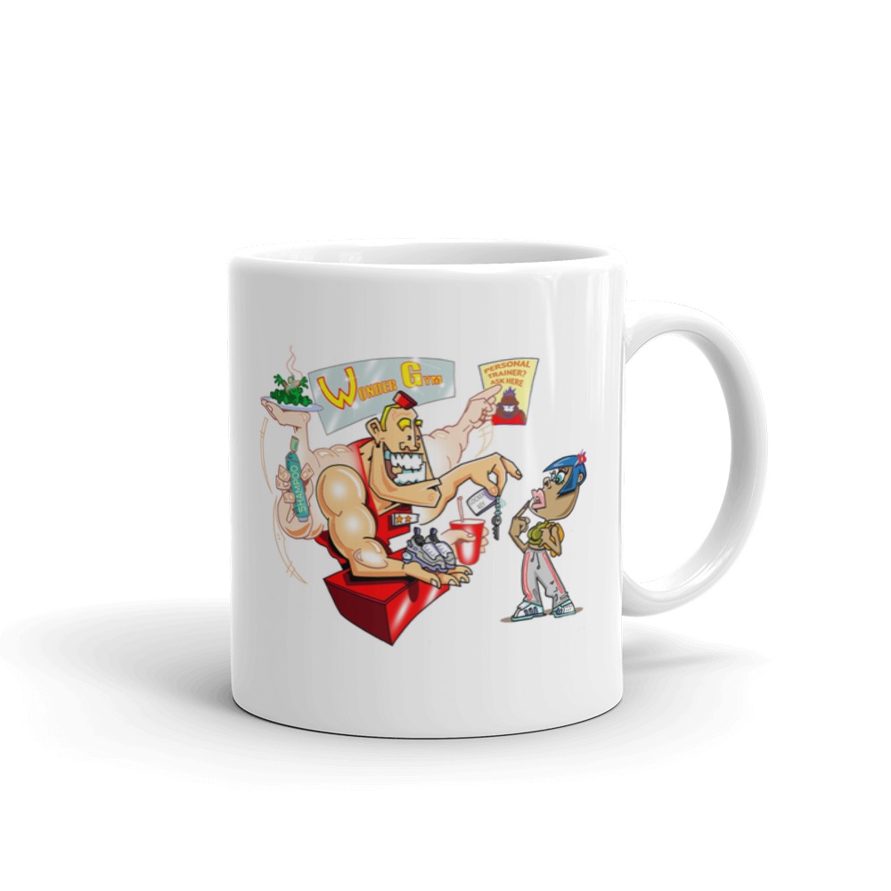 White Glossy Mug