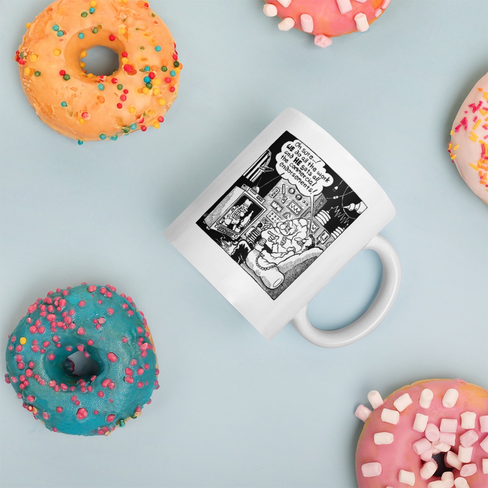 White Glossy Mug