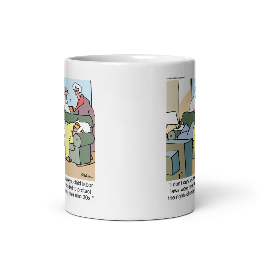 White Glossy Mug