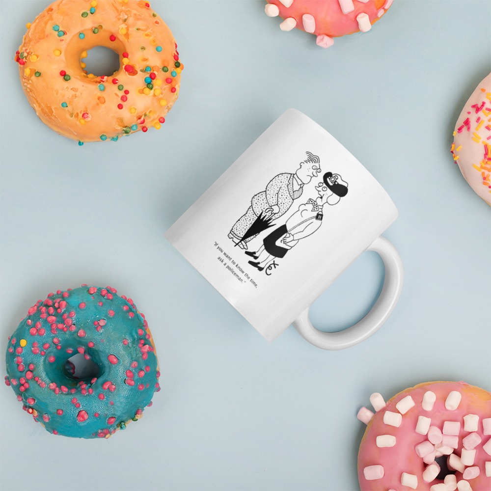 White Glossy Mug
