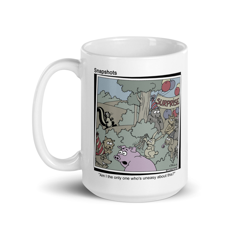 White Glossy Mug