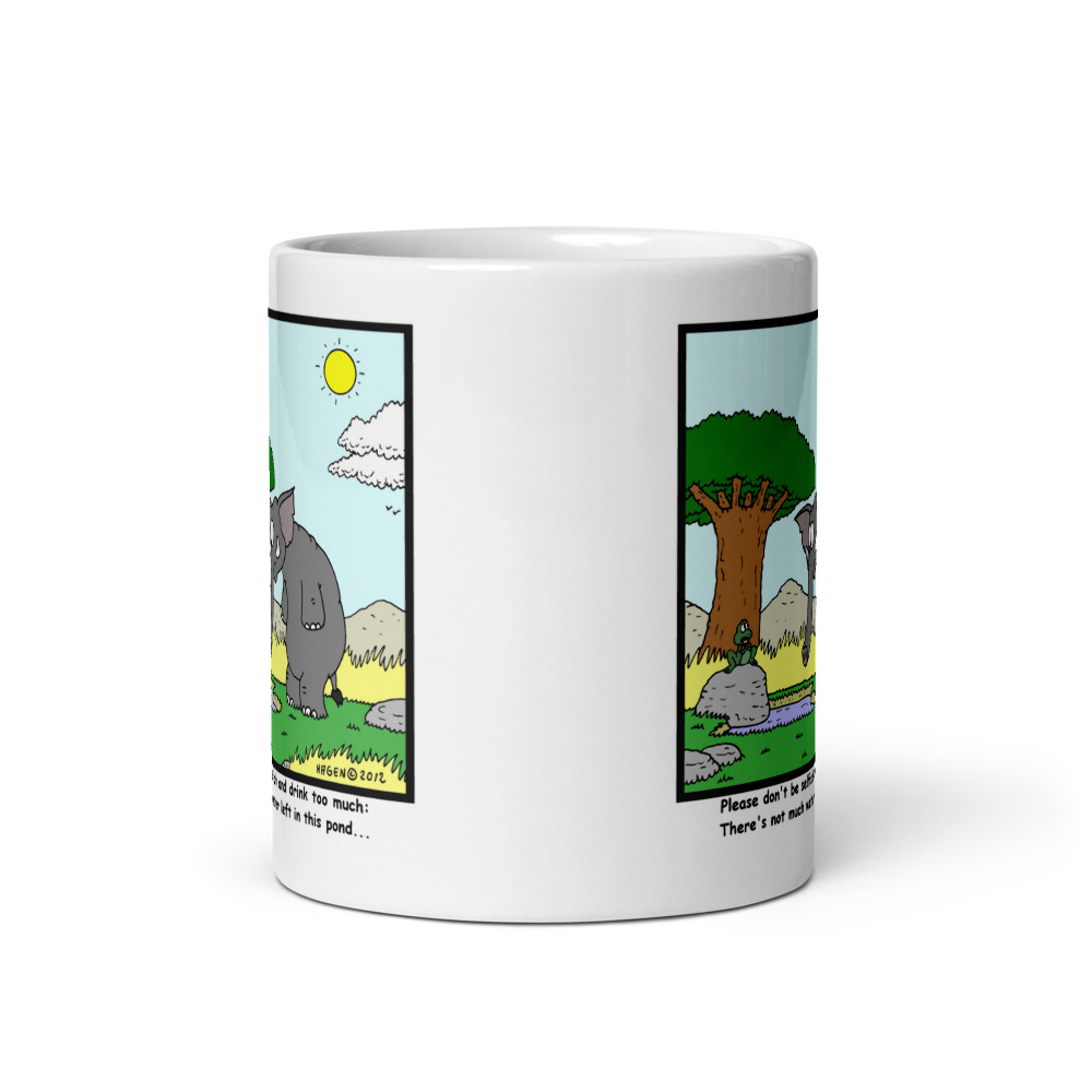 White Glossy Mug