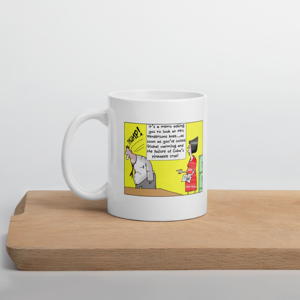 White Glossy Mug