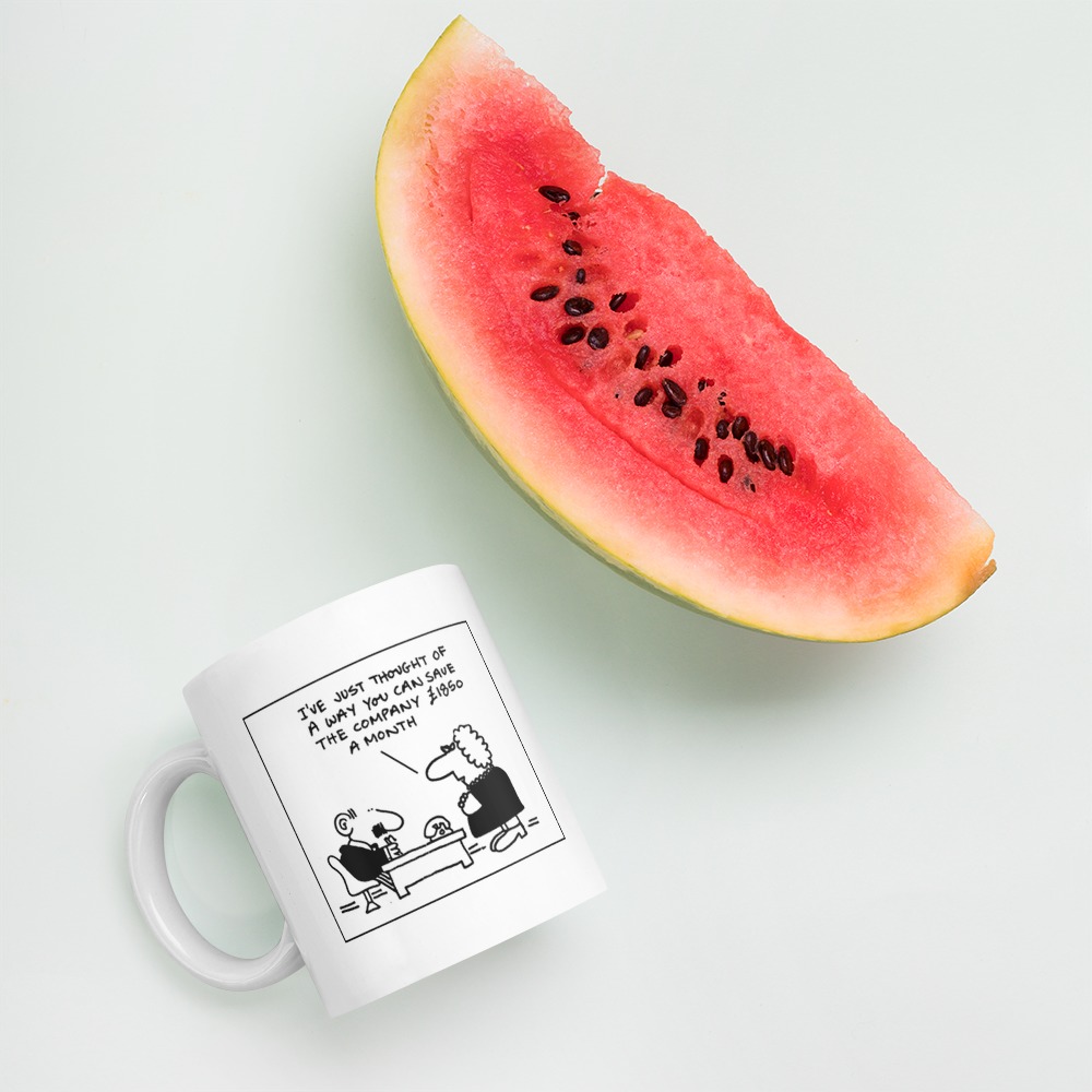 White Glossy Mug