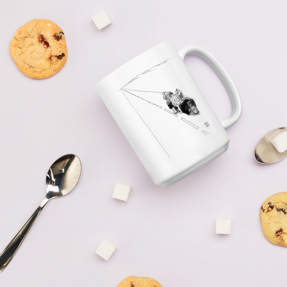 White Glossy Mug