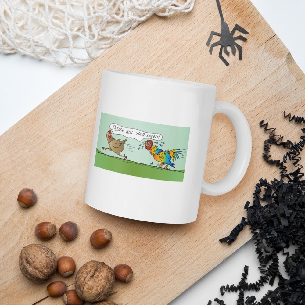 White Glossy Mug