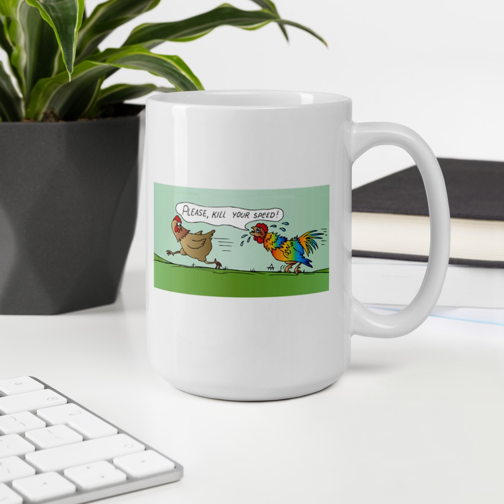 White Glossy Mug