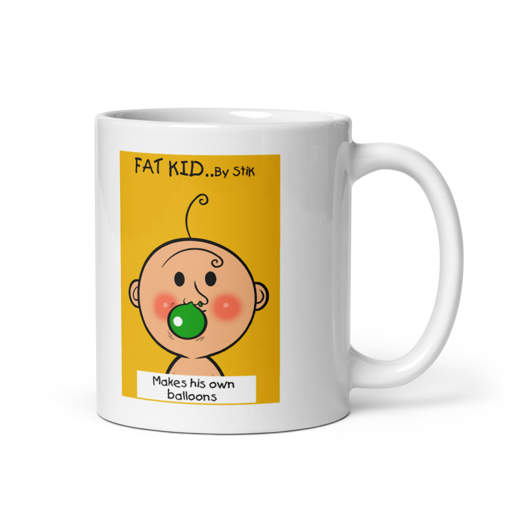 White Glossy Mug
