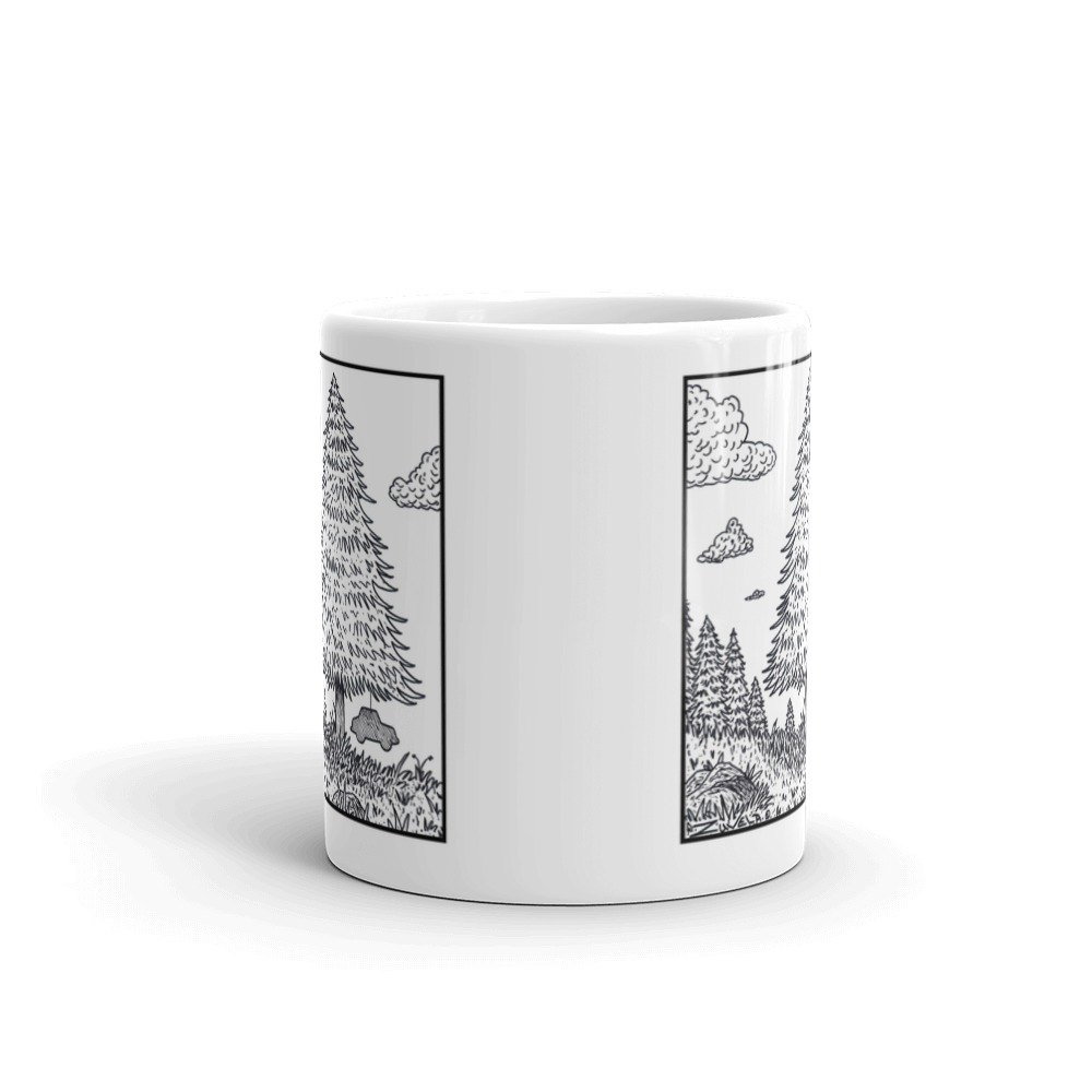 White Glossy Mug