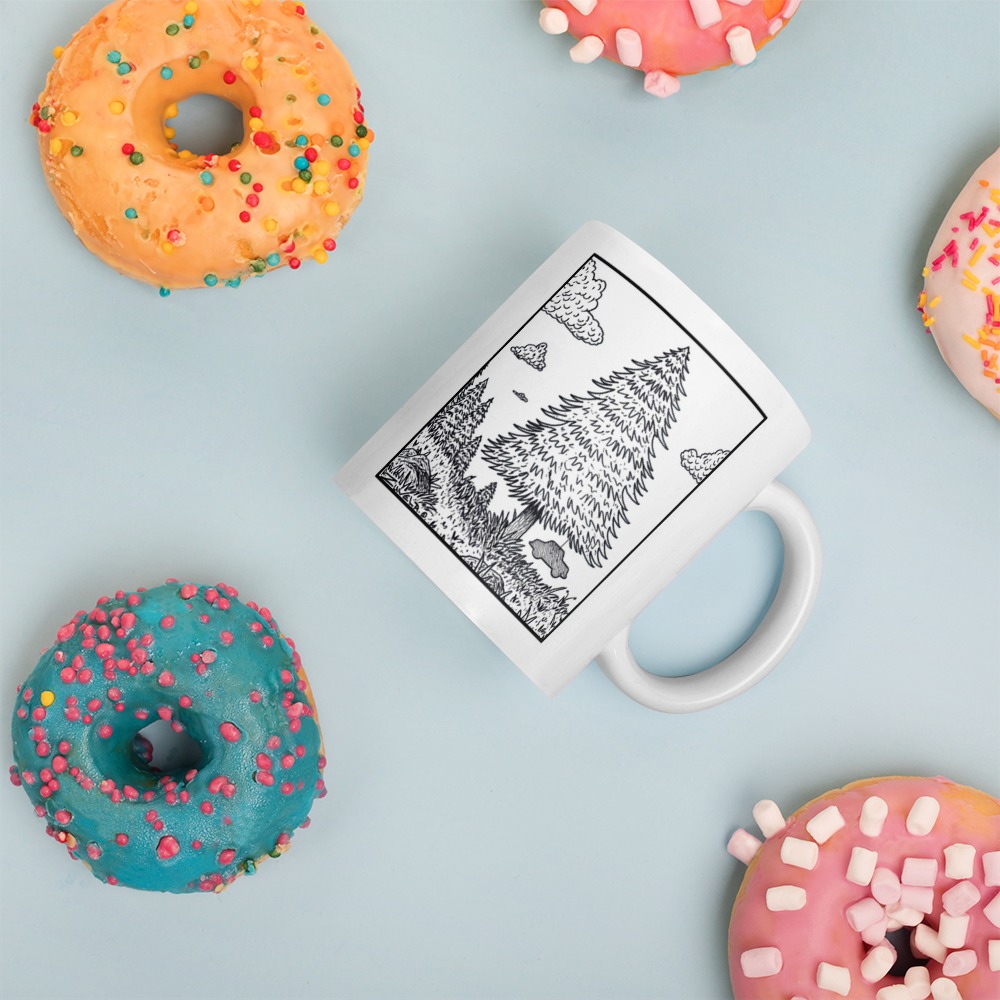 White Glossy Mug