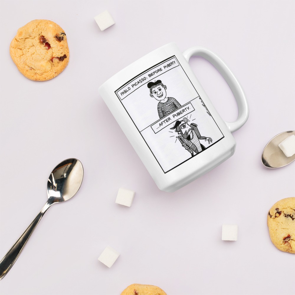 White Glossy Mug