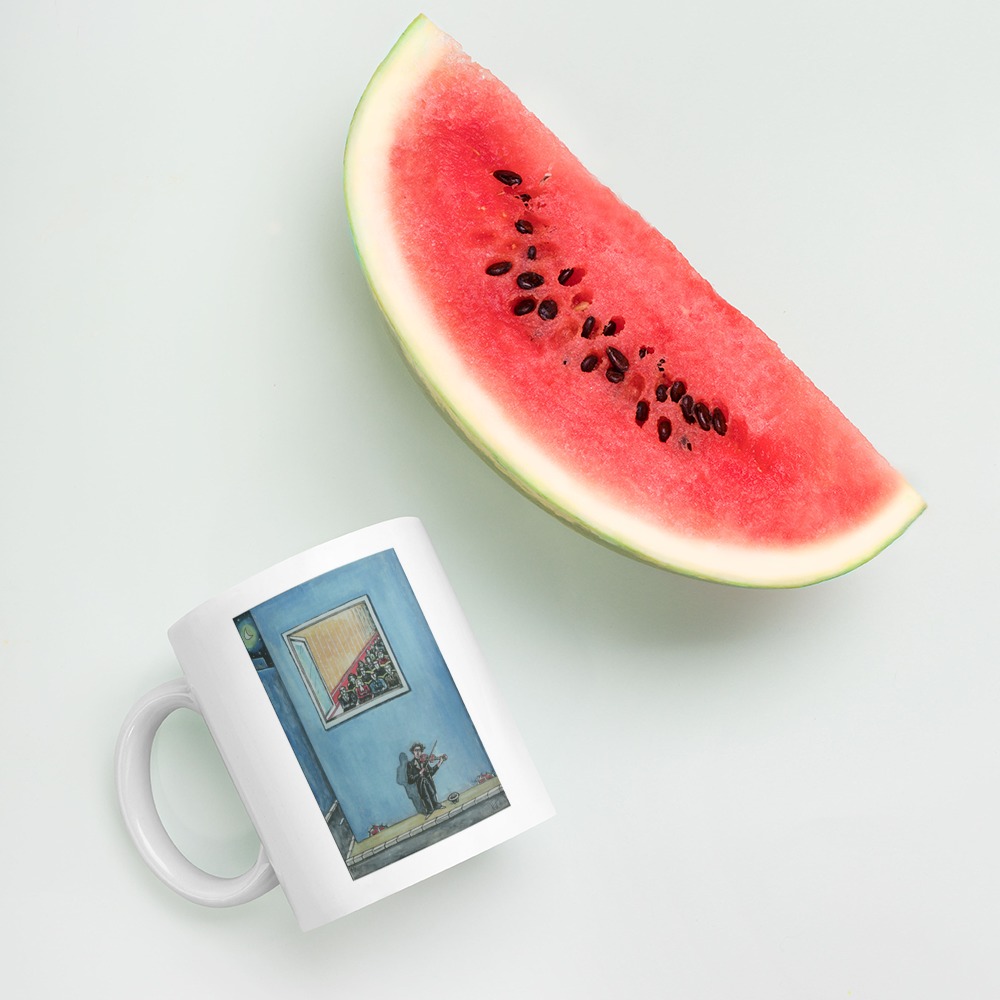 White Glossy Mug