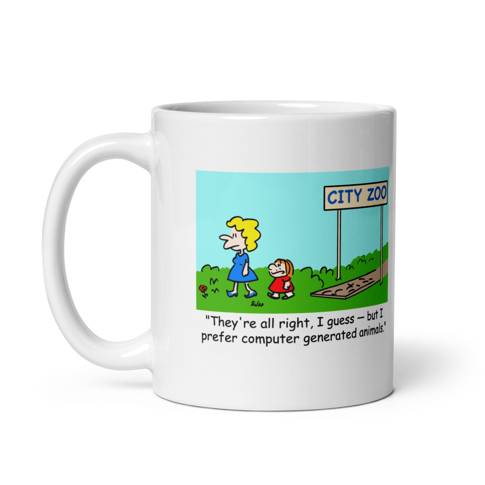 White Glossy Mug