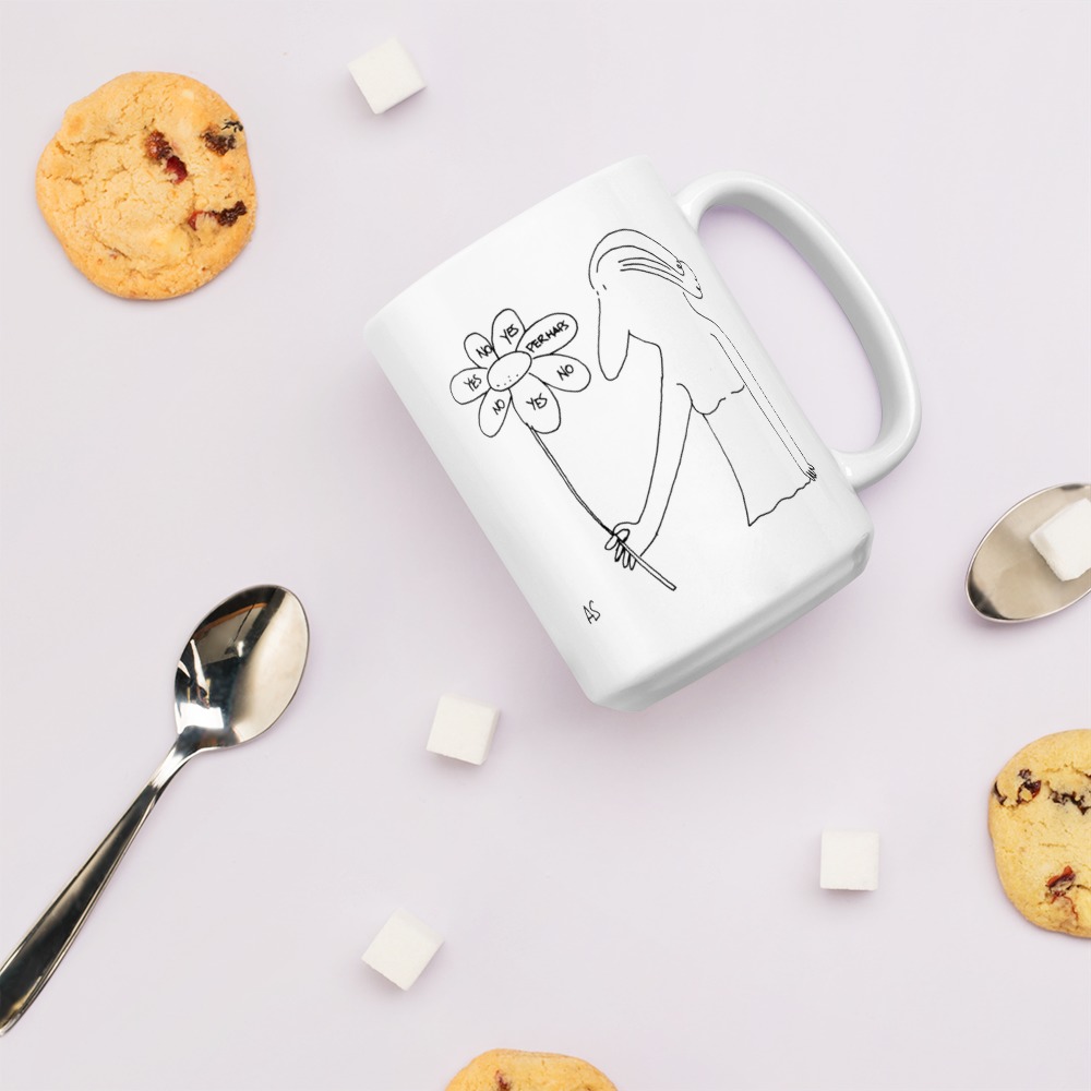 White Glossy Mug