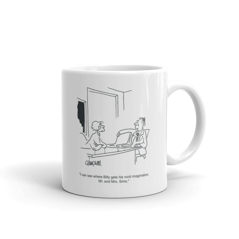 White Glossy Mug