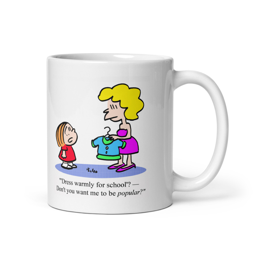 White Glossy Mug