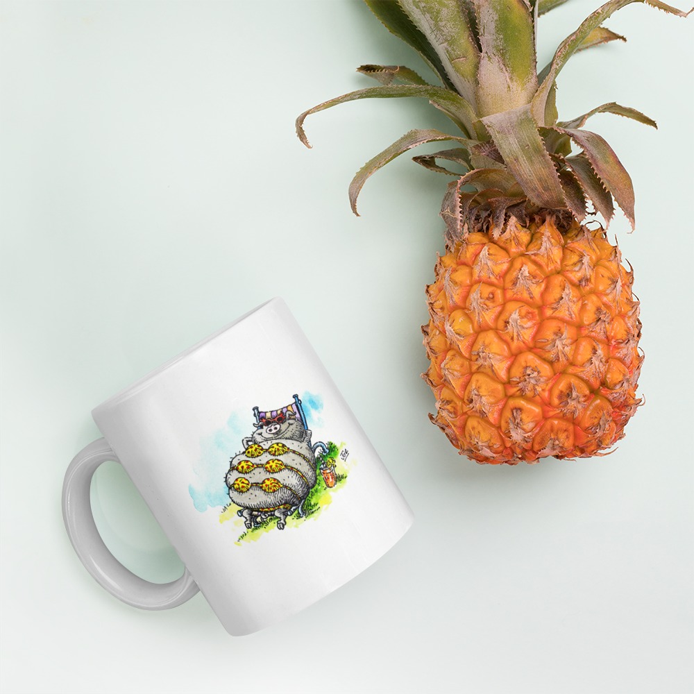 White Glossy Mug