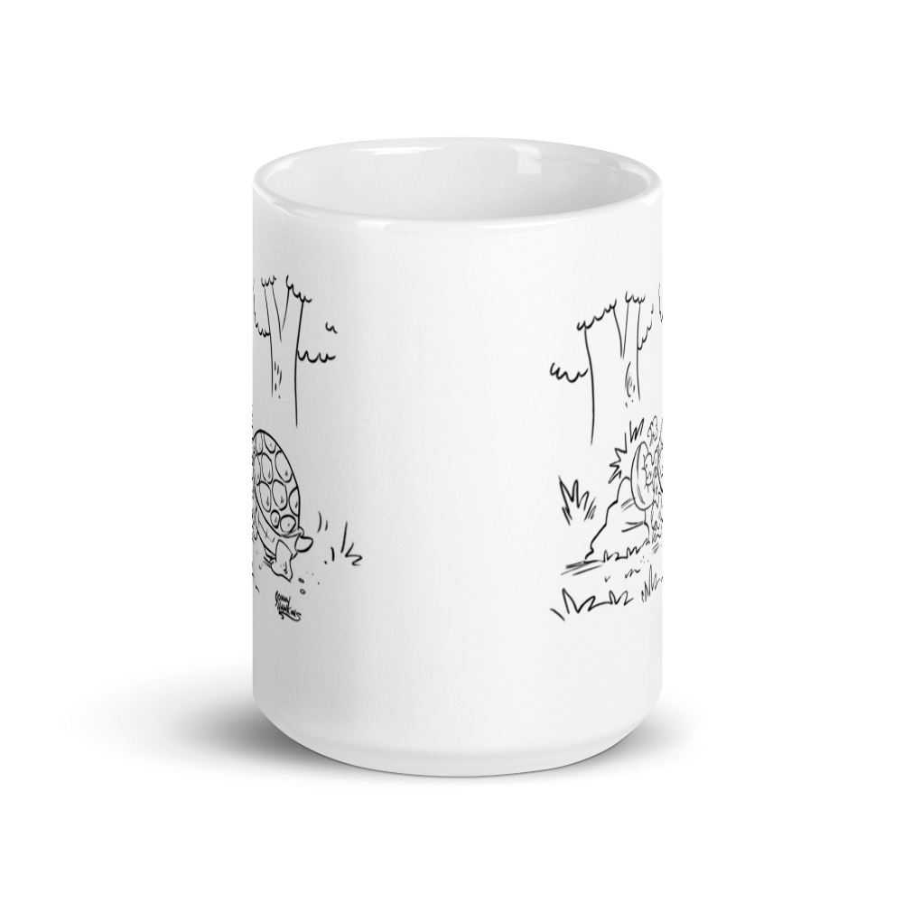 White Glossy Mug