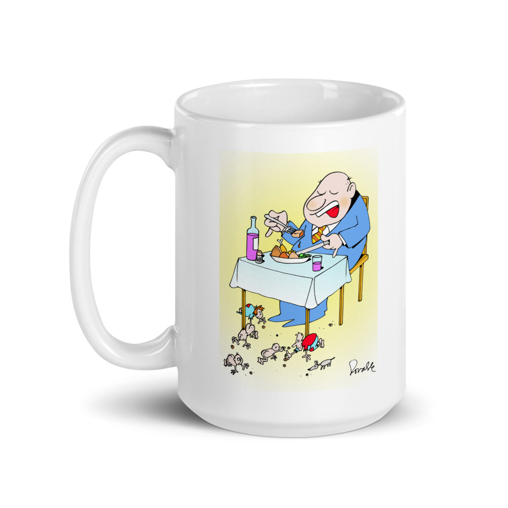 White Glossy Mug