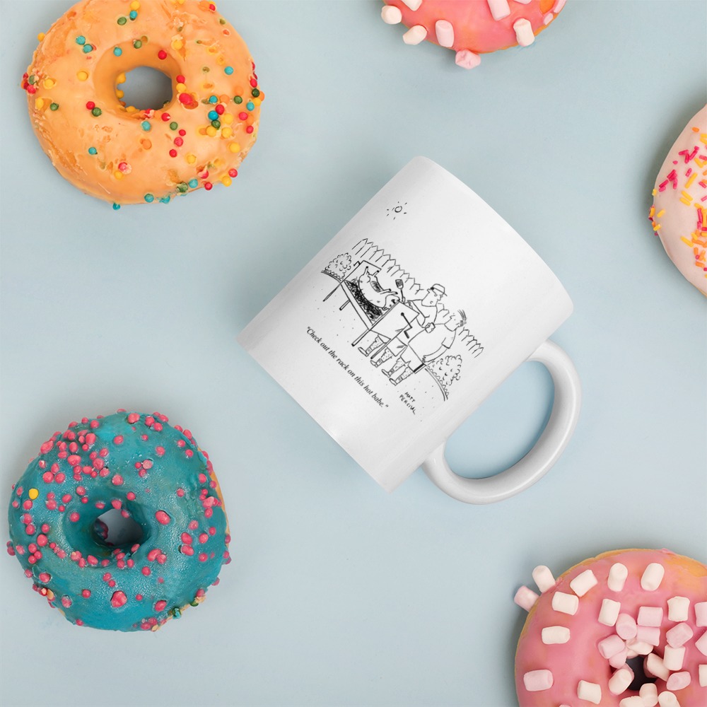 White Glossy Mug