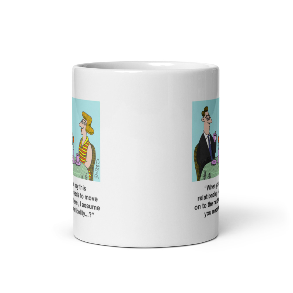 White Glossy Mug