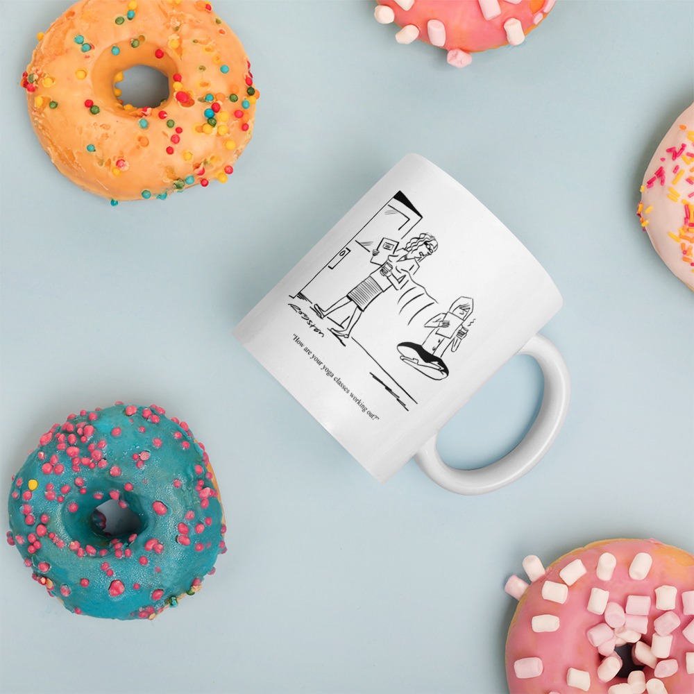 White Glossy Mug
