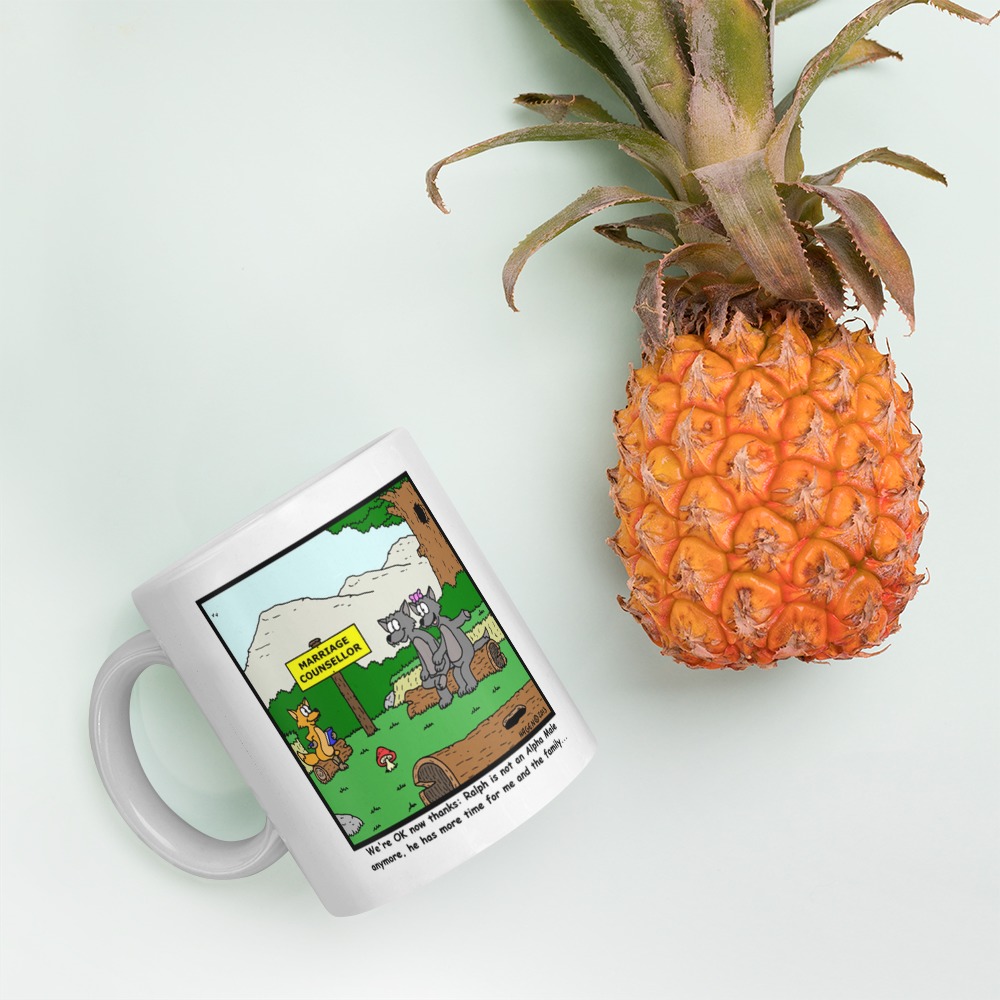 White Glossy Mug