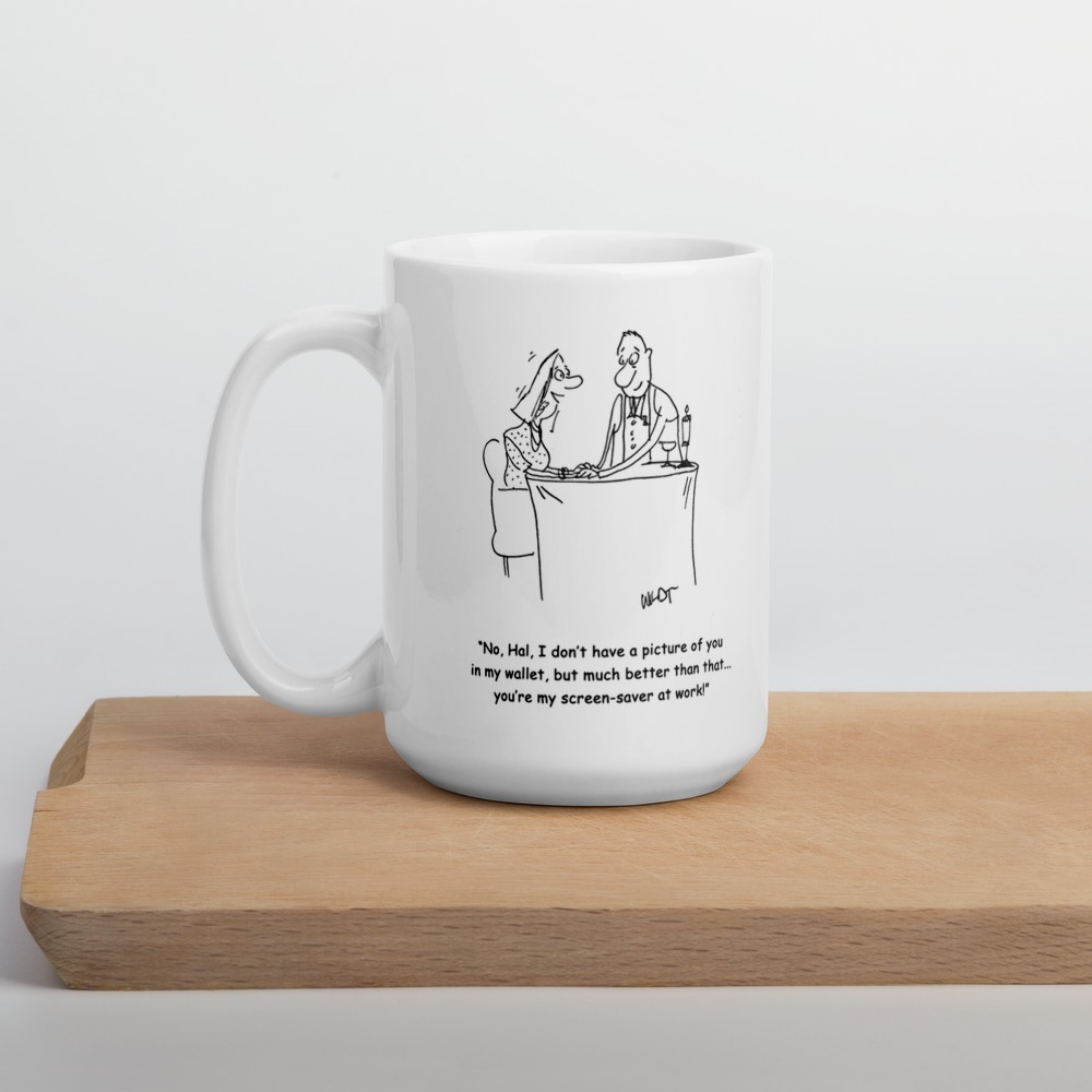 White Glossy Mug