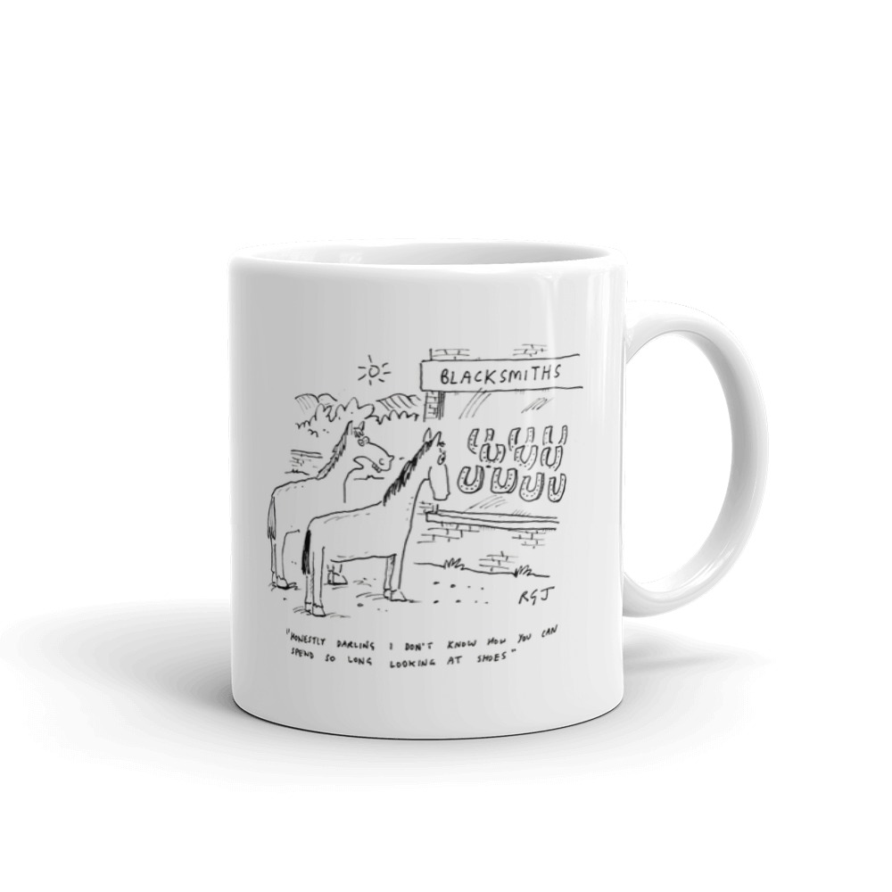 White Glossy Mug