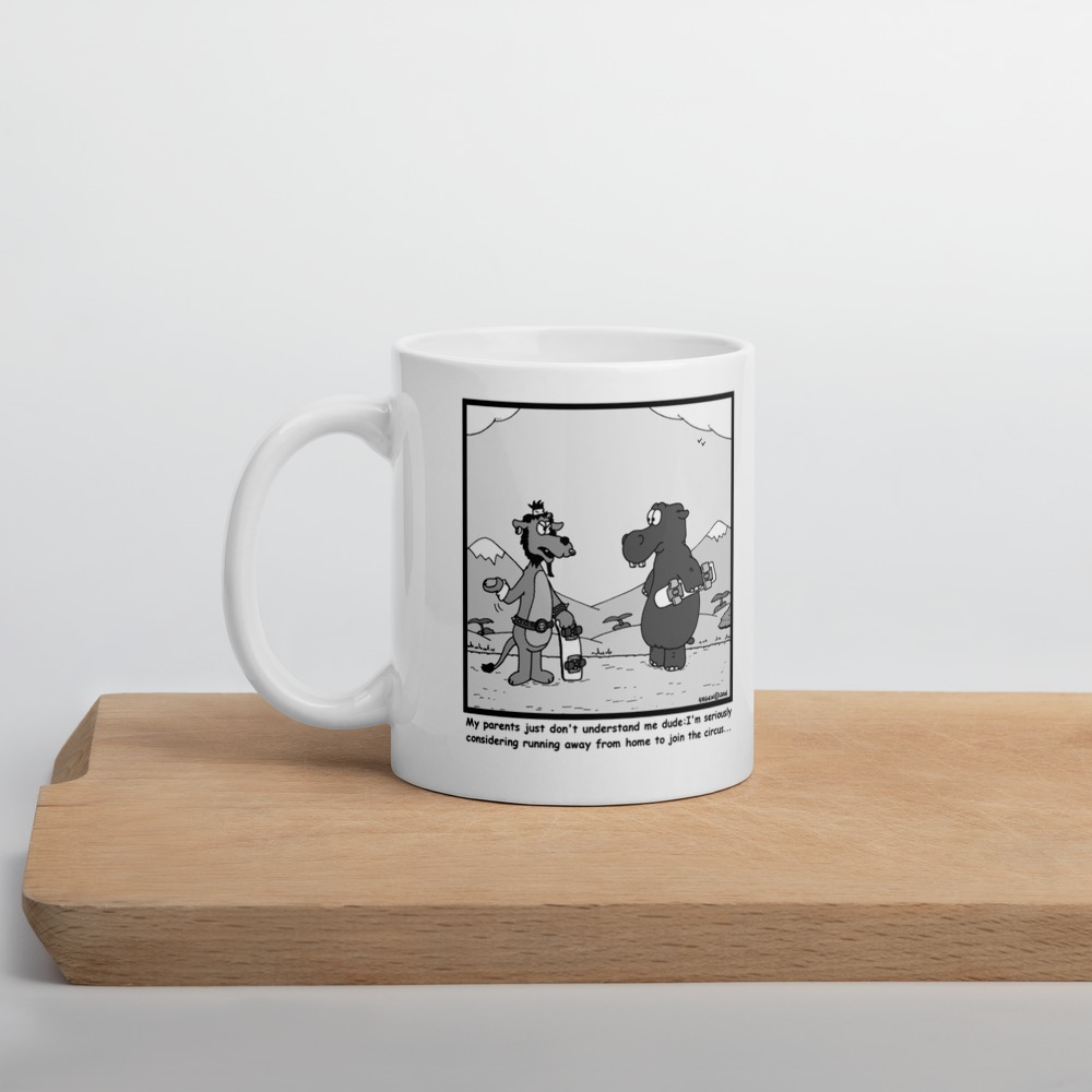 White Glossy Mug
