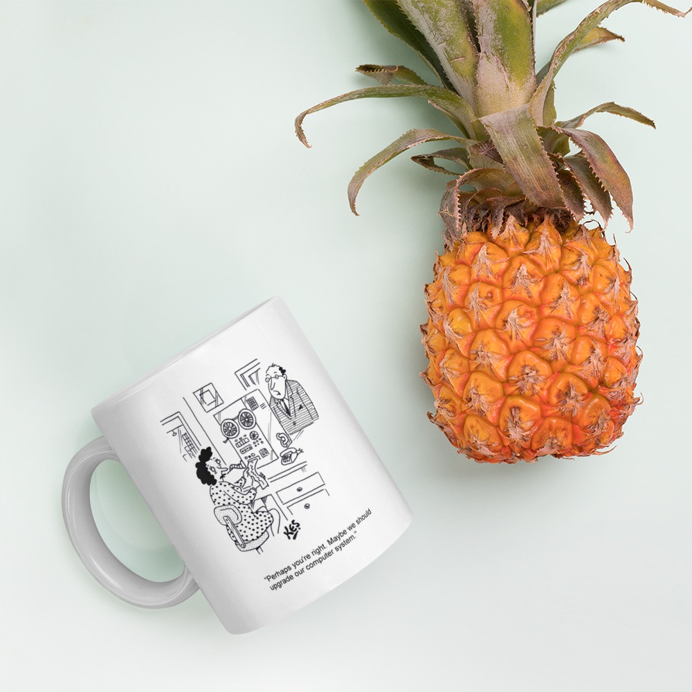 White Glossy Mug