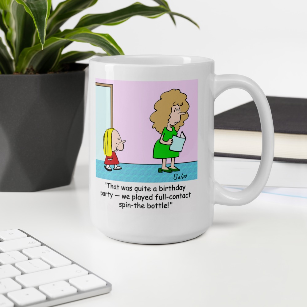 White Glossy Mug
