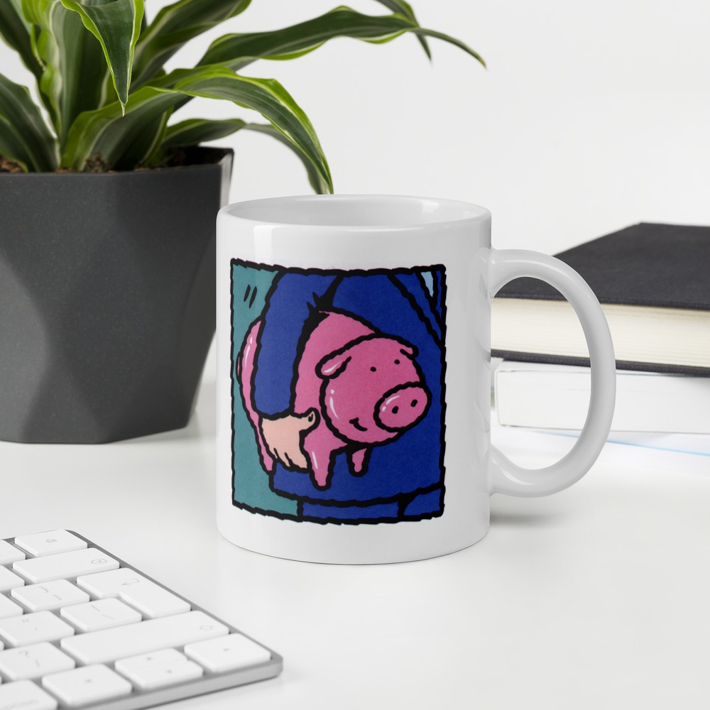 White Glossy Mug