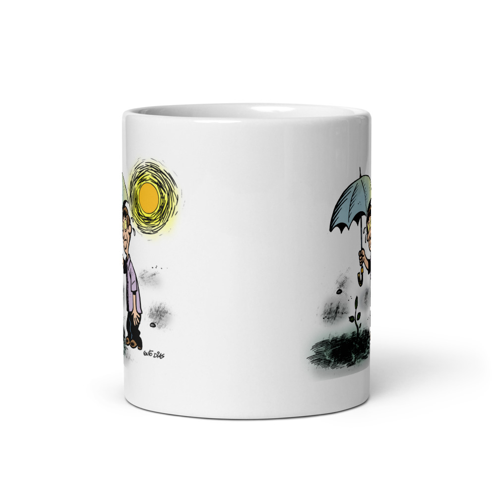 White Glossy Mug