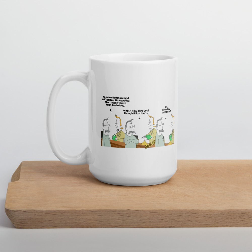 White Glossy Mug