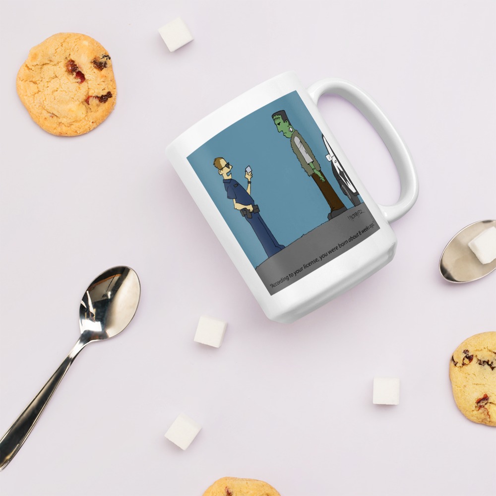 White Glossy Mug