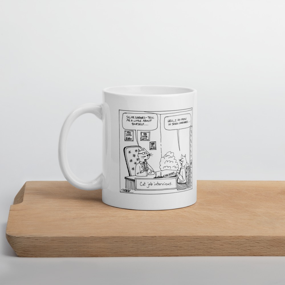 White Glossy Mug