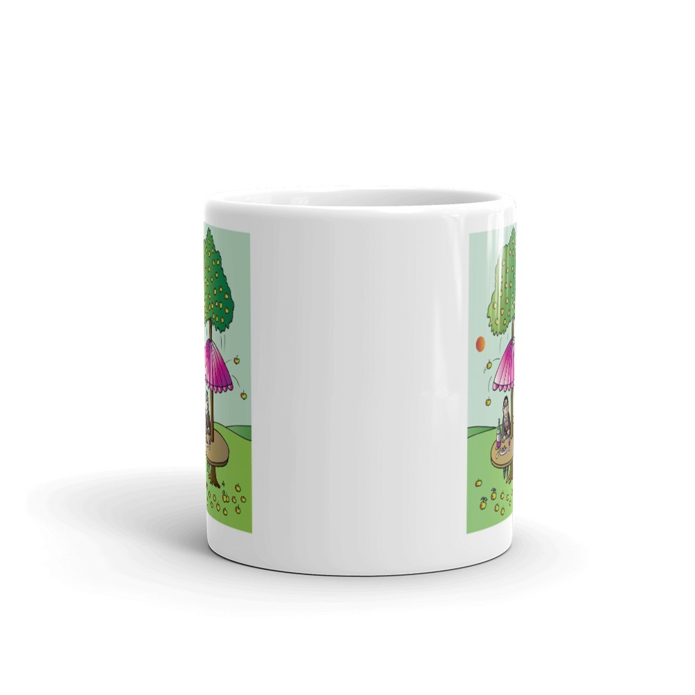 White Glossy Mug