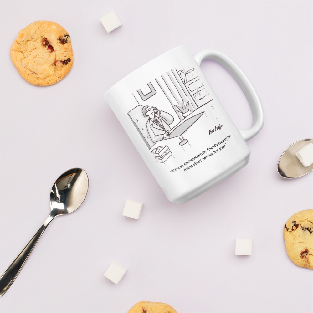 White Glossy Mug