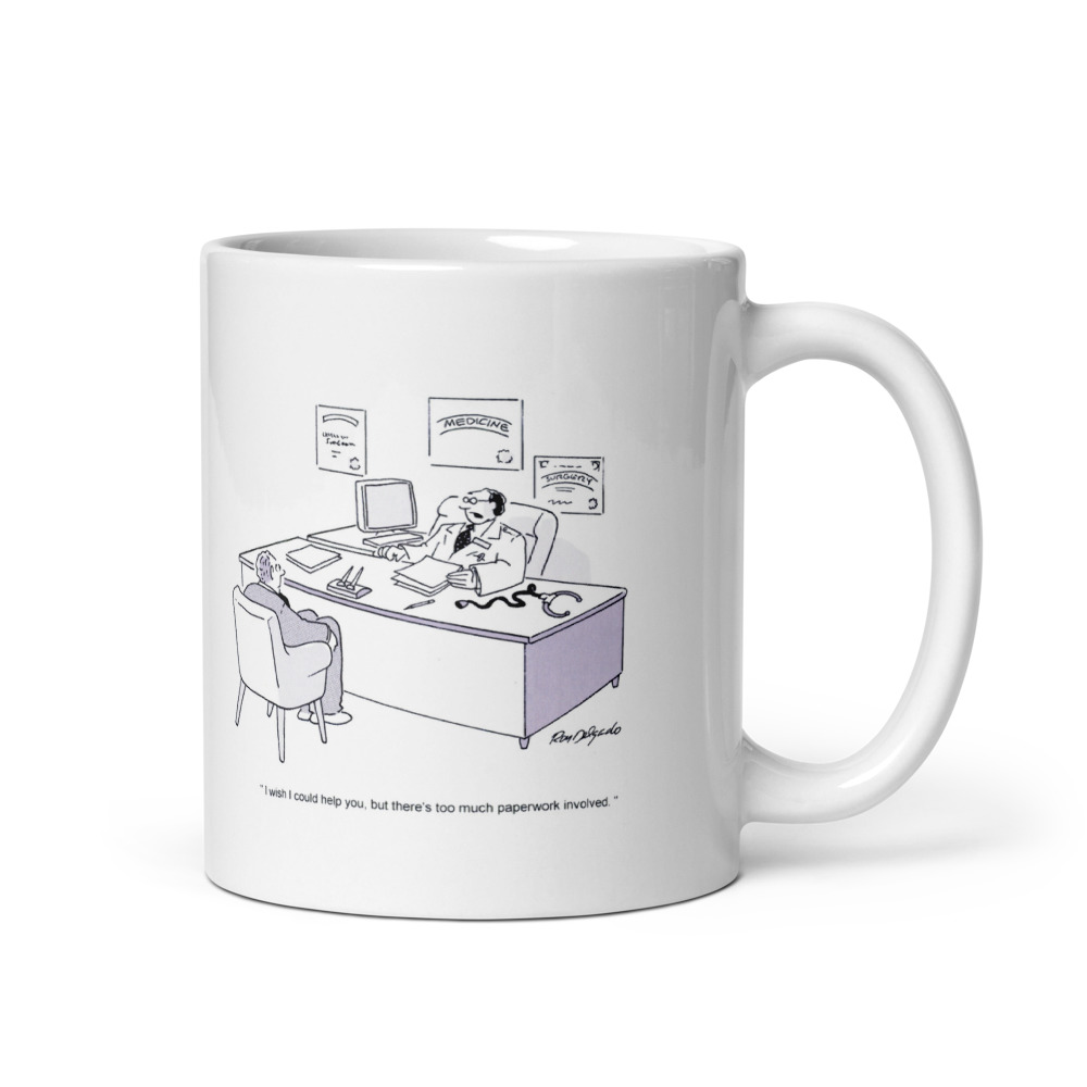 White Glossy Mug