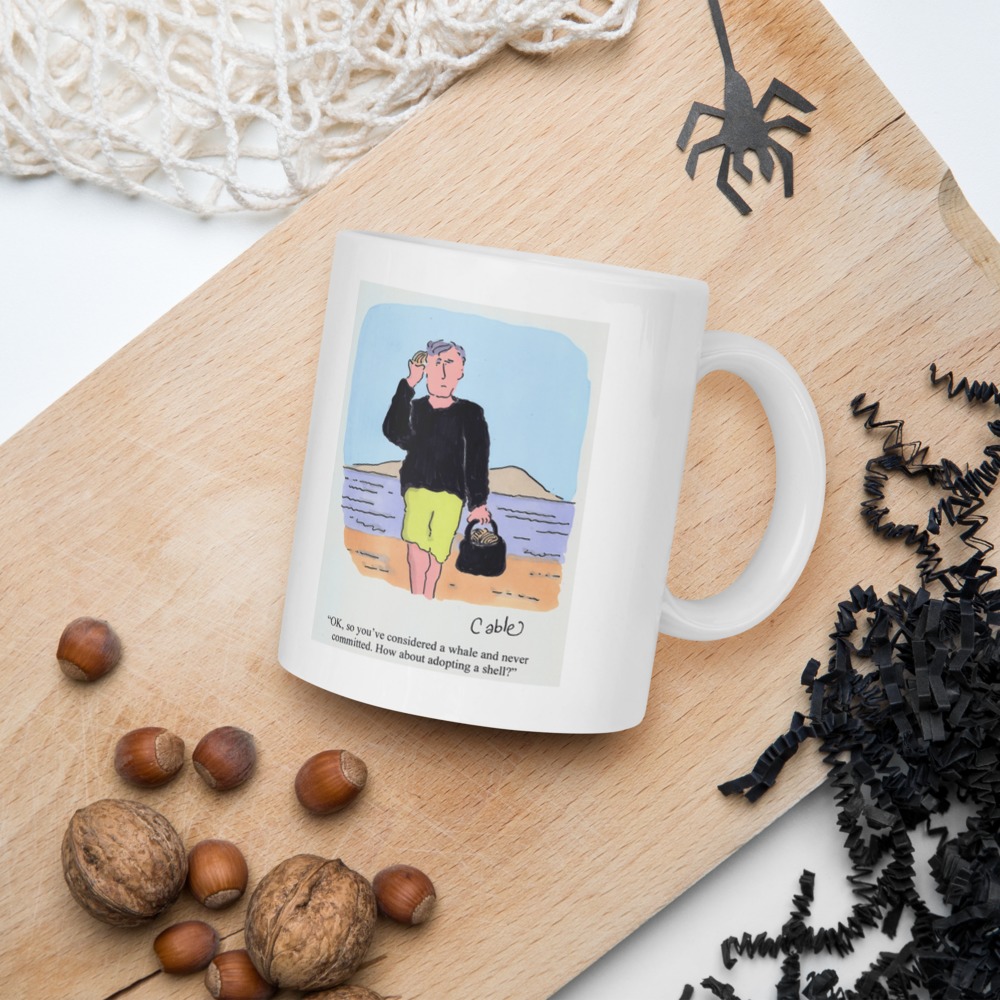 White Glossy Mug