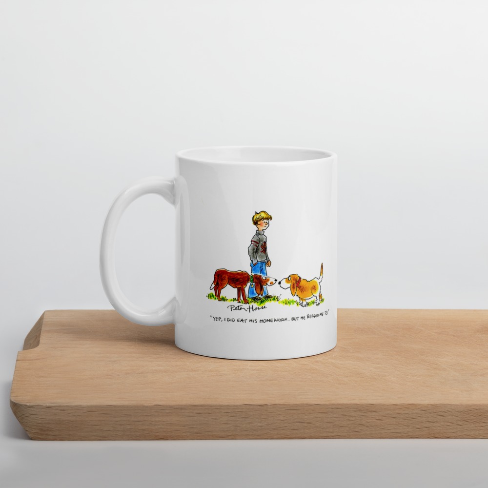 White Glossy Mug