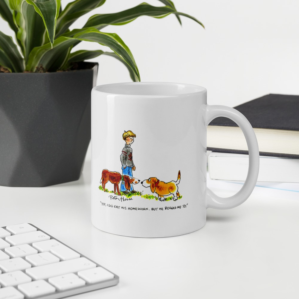 White Glossy Mug