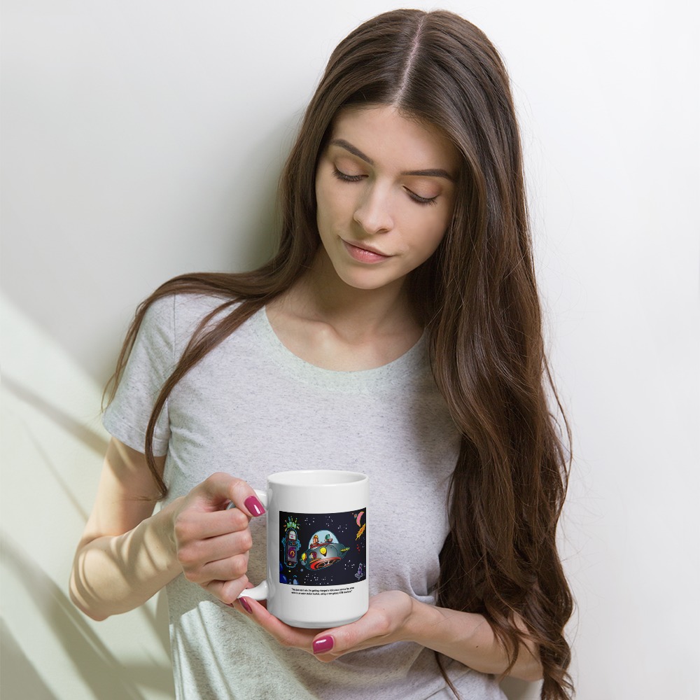 White Glossy Mug