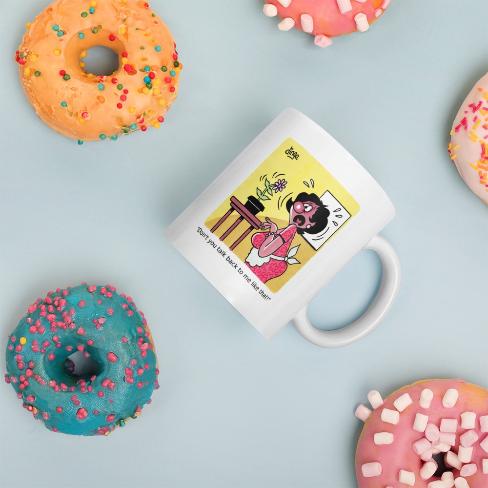 White Glossy Mug